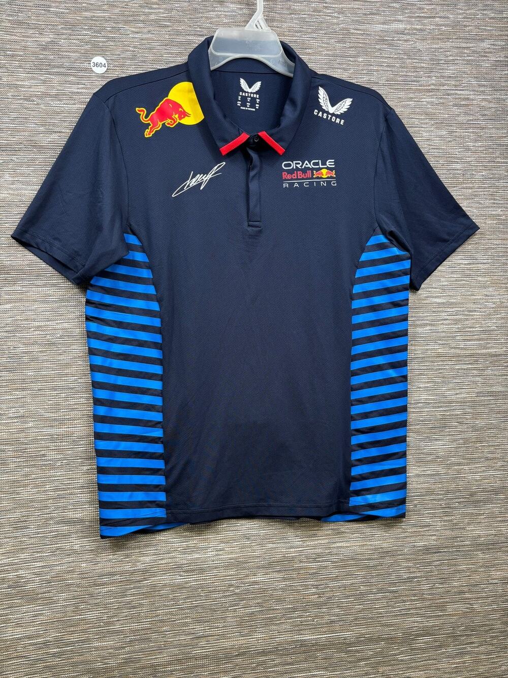 Oracle Red Bull Racing Shirt Mens XL Blue F1 Racing Castore Perez 11 Polo NEW
